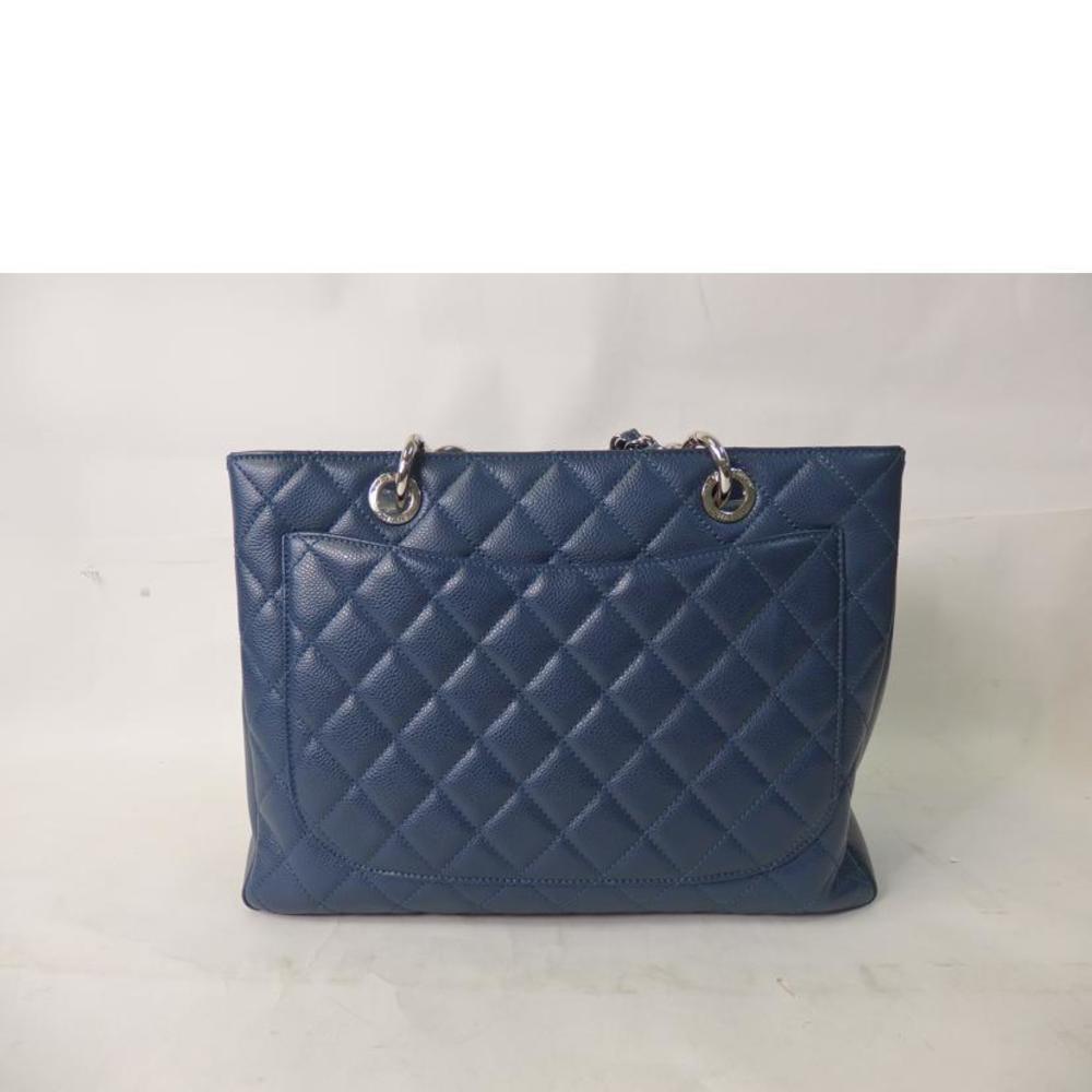 Chanel Tote GST Blue Bag